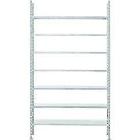 SSI Schäfer Archivregal, Grundfeld, 7 Böden, B 995 x T 300 mm, verzinkt