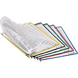 TARIFOLD T-Display Drehtasche A4 114004 PVC inkl. 5 Tabs gelb 10 Stk.
