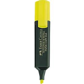 Textmarker von FABER-CASTELL, gelb, 10 Stück