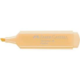 Textmarker von FABER-CASTELL, pastellvanille, 10 Stück