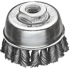 Topfbürste D.65mm M14 Drahtstärke 0,5mm STA Wechselzopf 12500min-¹ LESSMANN