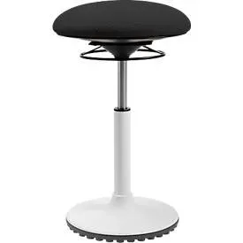 Topstar Sitz-/Stehhocker BBT-Coach, Sitzfläche drehbar, Standfuss aus thermoplastischem Polyurethan (TPU), Sitzhöhe 520-720 mm, schwarz/weiss