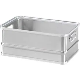 Transportkasten, stapelbar, ungelocht, 36 l