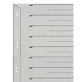 Trennblätter Nr. 6097,  DIN A4, grau, 200 g/m², 100 Stück