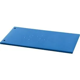 Trennstreifen-Folien, Polypropylen, unifarben, 100 Stück, blau