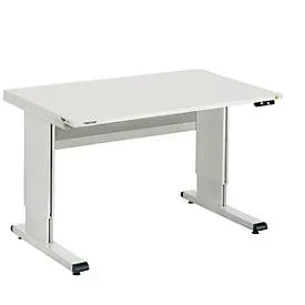 TRESTON WB-Arbeitstisch, ESD, elektrisch höhenverstellbar, BxT 1.800 x 800 mm, mit Kabelwanne