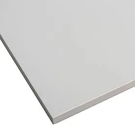 Treston ESD-Arbeitsplatte QuatreX, laminatbeschichtet, B 1230 x T 900 x H 25 mm, lichtgrau RAL 7035