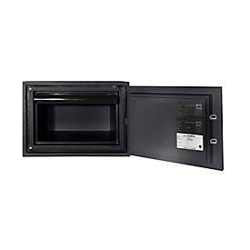 Tresor FRS 32, Feuerwiderstand LFS 60P nach EN 15659, Sicherheitsstufe S 2, Elektronikschloss & Schlüsselverriegelung, 1 Ausziehboden, B 445 x T 425 x H 315 mm, graphitgrau RAL 7024