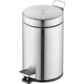 Tretabfalleimer aus Edelstahl, ø 230 x H 295 mm, 5 l
