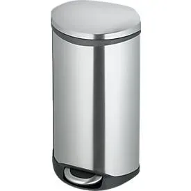 Tretabfalleimer Soft Close Edelstahl, 10 Liter