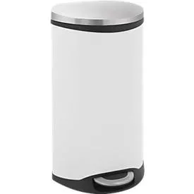 Tretabfalleimer Soft Close weiss, 30 Liter