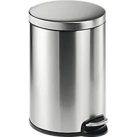 DURABLE Treteimer 20lt 340223 Edelstahl, 45.5cmx36cm