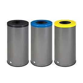 VAR Müllsackständer WSG 70, 3-fach Sortierung, 210 l Gesamtvolumen, Aluminium-Griff, 22 kg