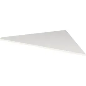 Verkettungsplatte Toledo, für Schreibtische, 90°-Winkel, B 850 x T 850 mm, weiss