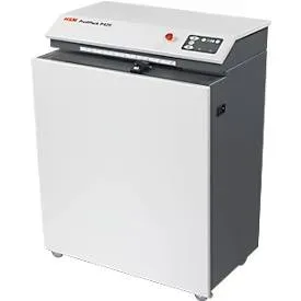 Verpackungspolstermaschine HSM ProfiPack P425, 2000 W, 220-240 V, mobil, Arbeitsbreite & Volumen einstellbar, mit Staubabsaugungs-Anschluss