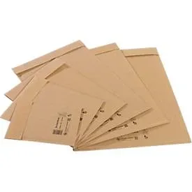 Versandtaschen SecureWave von MD Securepack®, Papierpolsterung, Haftklebung, 100 % FSC®-Recyclingpapier, Format F/3, 235 x 330 mm, 75 Stück