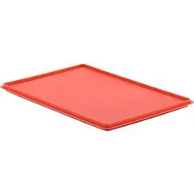 Verschlussdeckel EF-D 64 für Kasten im EURO-Mass, rot