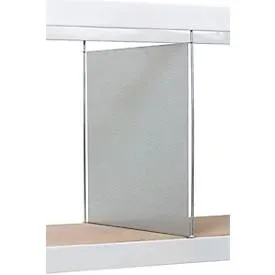 Vertikaler Stahlblechtrenner, H 500 x T 600 mm
