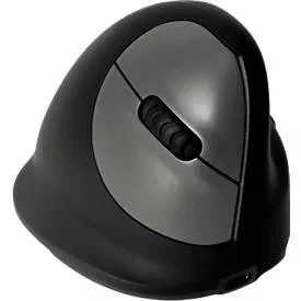 Vertikalmaus R-Go HE Break, ergonomisch, für Rechtshänder, 400-2400 dpi, 5 Tasten & Scrollrad, LED-Pausenanzeige, Bluetooth, Grösse M, schwarz