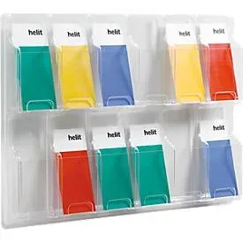 helit Prospektständer A4 Transparent