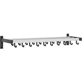 Wandgarderobe, 19 Einzelhaken, Hutablage