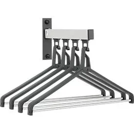 Wandgarderobenelement, 4 Kleiderbügel