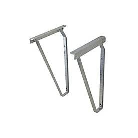 Wandkonsole für Spülwannen 75 l und 100 l, 2-er Set, Stahl verzinkt, 460 mm breit