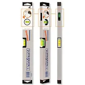 Wasserwaage PROJAHN, mit Vertikal-Spiegel-Libelle, Toleranz 0,5 mm/m, L 100 cm
