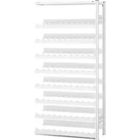 Weinflaschenregal, Anbaufeld, Stecksystem, 8 Einsätze, H 2000 x B 1000 x T 300 mm