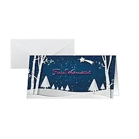 SIGEL Weihnachtskarten DL DS087 Pop up Winterlandschaft 25 Stk