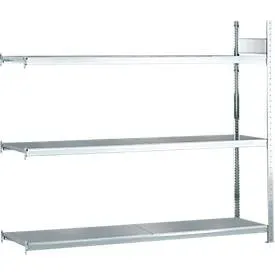 Weitspannregal Anbauregal WS2000 - H2000 x B1500 x T800 mm, 3 Ebenen, Stahl