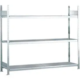 Weitspannregal WS 2000, 3 Ebenen, 2000 x 1500 x 500 mm