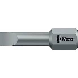 Wera Bit 800/1 TZ, Schlitz, 5,5, Klingenstärke 0,8 mm, Länge 25 mm, 10 Stück