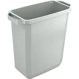 DURABLE Abfall- und Wertstoffbehälter 60 Liter, PP, grau, 1 Stk/VE