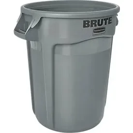 Wertstoffsammler Brute, Polyethylen, rund, 75 l, grau