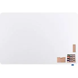 Whiteboard Legamaster Essence, für die Wandmontage im Querformat, B 1500 x H 1000 mm, Stahl weiss emailliert, magnethaftend, mit umfangreichem Zubehör
