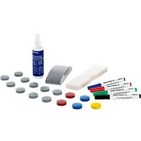 Whiteboard Zubehör Set MAUL Standard, 31-teilig, geeignet für alle Whiteboards