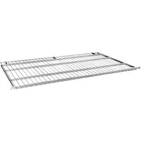 Zwischenboden für Stahl-Rollbehälter in Euro-Mass, 20 mm Aufkantung vorne, BxT 600 x 600 mm