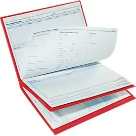 3-Deckel-Dokumentationsmappe Professional Line Plus, DIN A4, 4 Heftmechaniken, Klarsichttasche, B 240 x H 310 mm, rot, 10 Stück