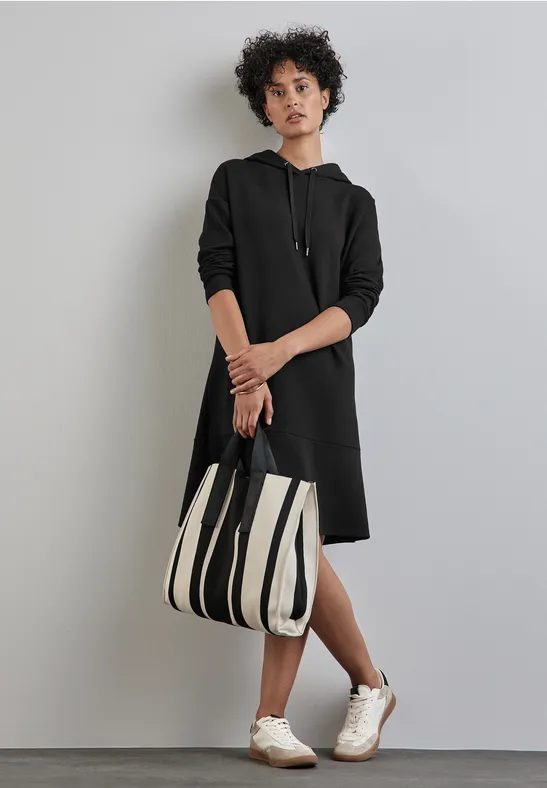 Sweatkleid mit Volant