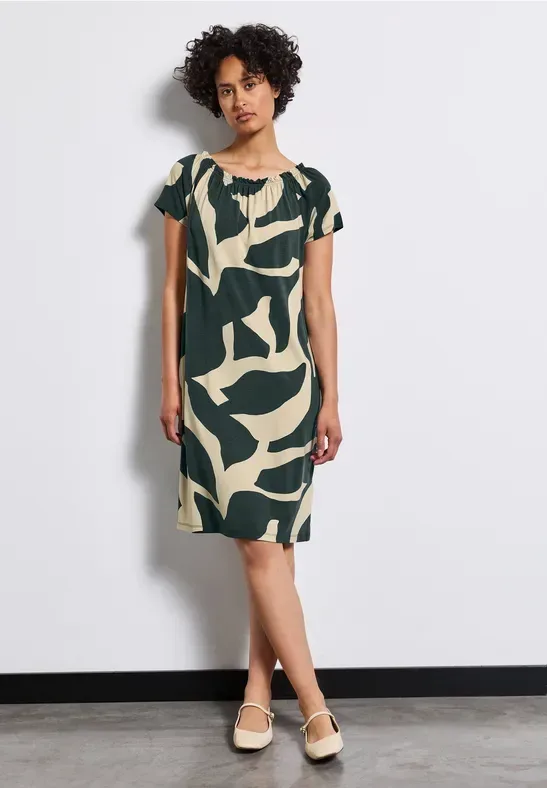 Gemustertes Carmen-Kleid