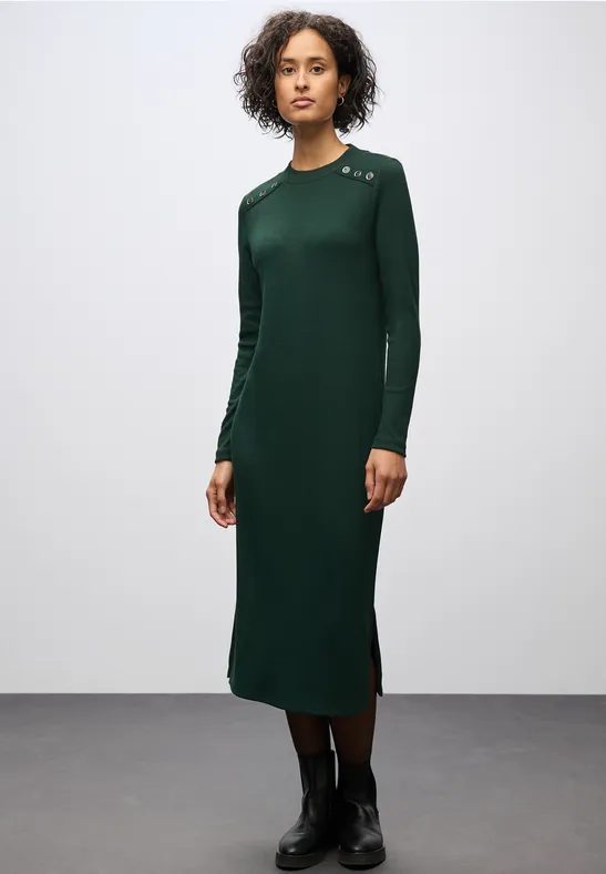 Rippstruktur Kleid