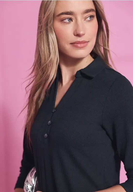 Kleid in Unifarbe