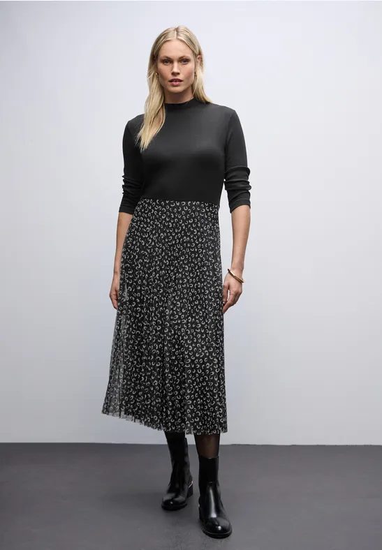 Kleid mit Plissée