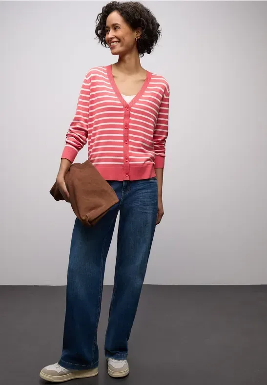 Gestreifter Cardigan