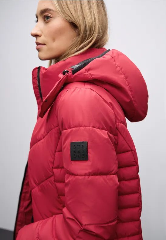 Steppjacke in Midi