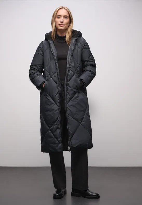 STREET ONE Steppjacke mit Kapuze Winterjacke mit Kapuze