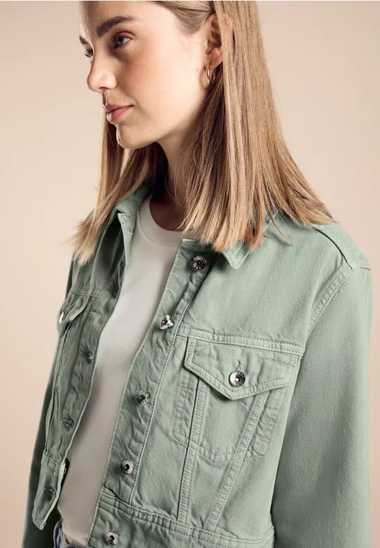 Kurze Jeansjacke