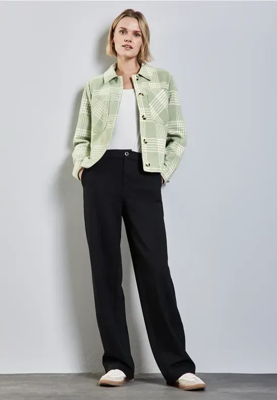 STREET ONE Jackenblazer mit Karo Muster