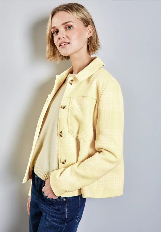 Karierte Jacke